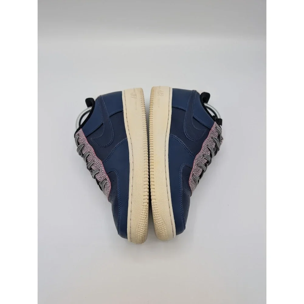 Nike Air Force 1 Low Shoes Boys Size 6.5Y CN5715-400 Leather Sneakers‎